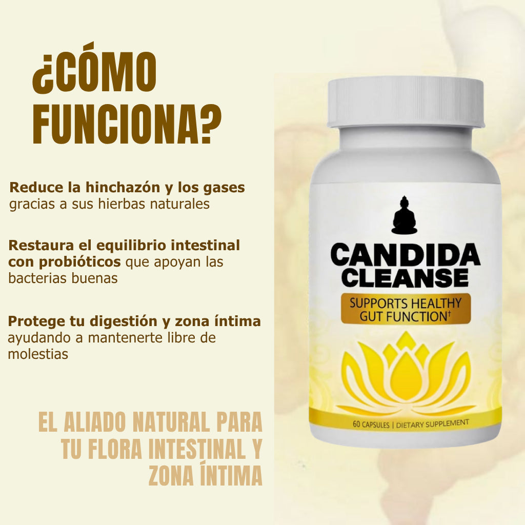Candida Cleanse Premium (Pack de 60 Cápsulas)
