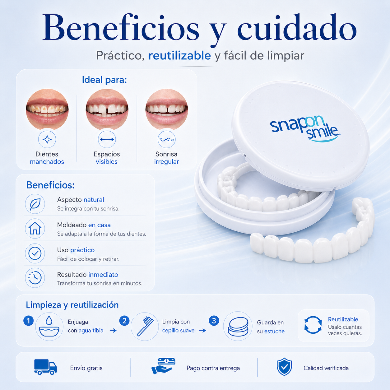 Carillas Dentales Removibles