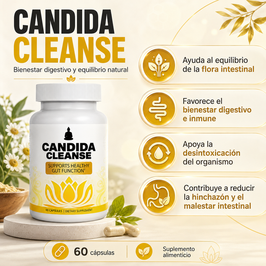 Candida Cleanse Premium (Pack de 60 Cápsulas)